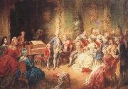the young mozart being presented by joseph ii to his wife, the empress maria theresa antonin dvorak